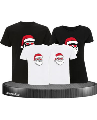 Weihnachtsmann Cool Weihnachten schwarz-weiß