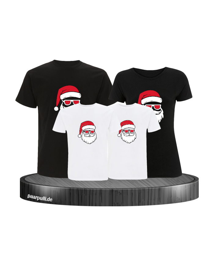 Weihnachtsmann Cool Weihnachten schwarz-weiß