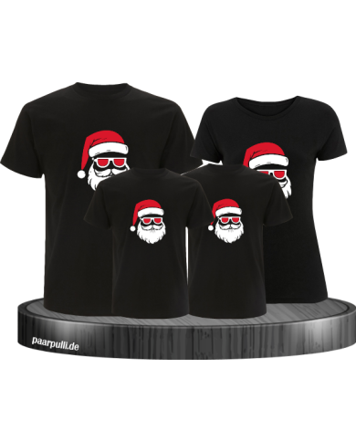 Weihnachtsmann Cool Weihnachten schwarz