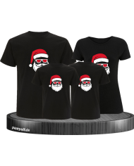 Weihnachtsmann Cool Weihnachten schwarz