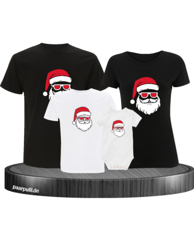 Weihnachtsmann Cool Weihnachten schwarz-weiß Weihnachtsmann Cool Weihnachten schwarz-weiß