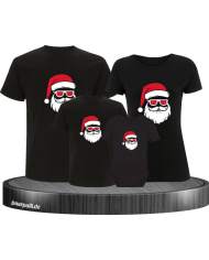 Weihnachtsmann Cool Weihnachten schwarz