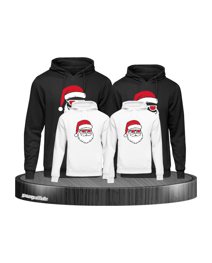 Weihnachtsmann Cool Weihnachten schwarz-weiß