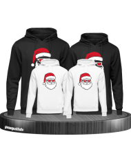 Weihnachtsmann Cool Weihnachten schwarz-weiß