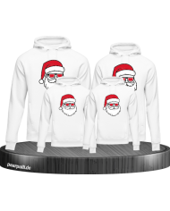 Weihnachtsmann Cool Weihnachten weiß