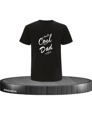 I'm a Cool Dad Herren T-Shirt schwarz Größe L