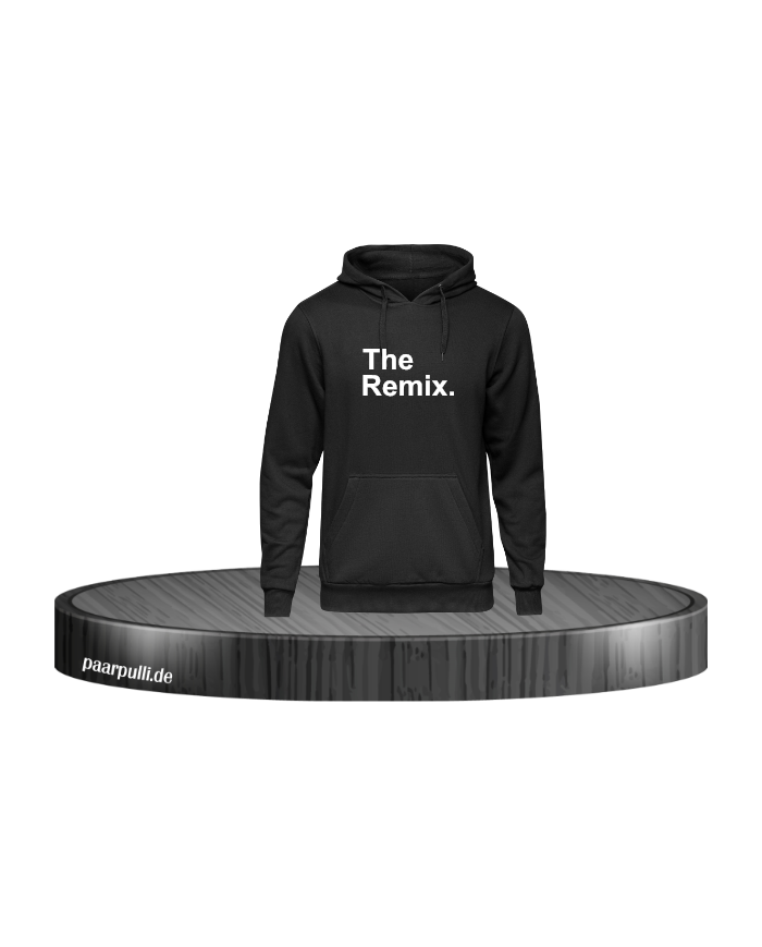 The Remix  Kinder-Hoodie schwarz in Größe 140