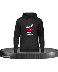 Her Joker Hoodie schwarz Größe L
