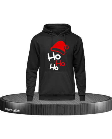 Ho Ho Ho Hoodie Schwarz in Größe XL