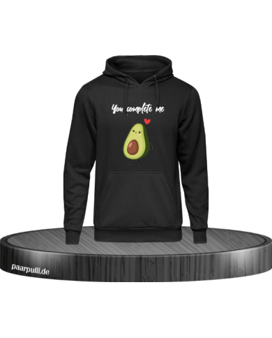You complete me Hoodie schwarz Größe S