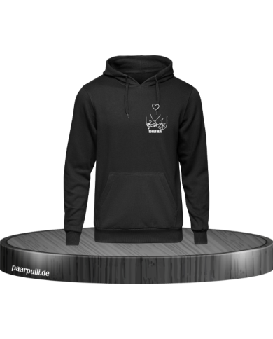 Together Hoodie Größe XXL schwarz