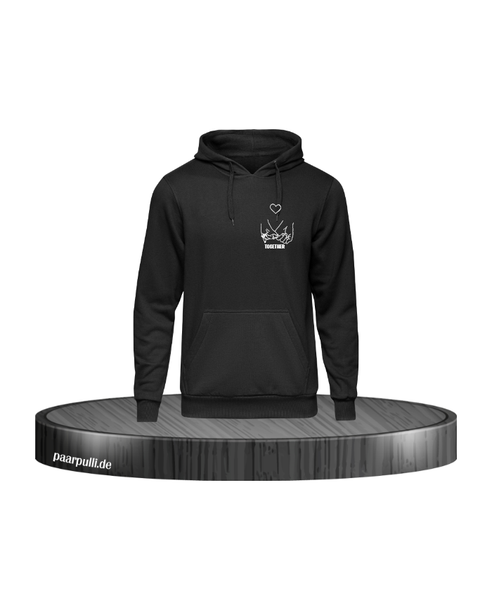 Together Hoodie Größe XXL schwarz