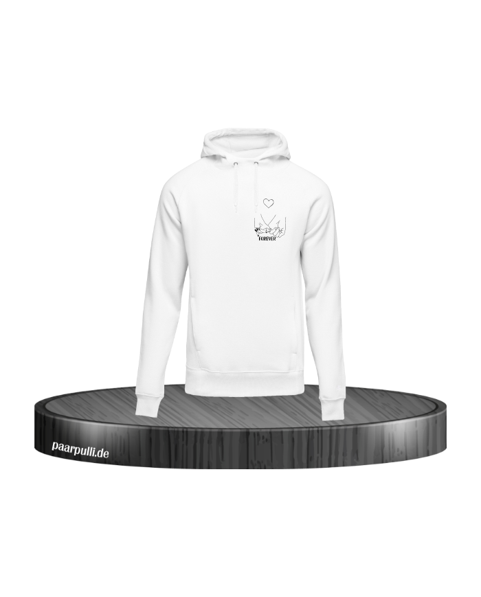 Forever Hoodie Größe XL weiß