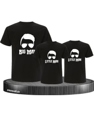 Big Man 2 Little Man Vater Sohn T-Shirt Set