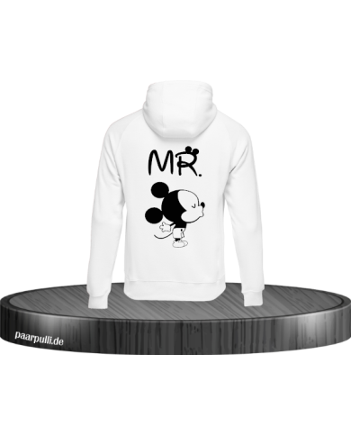 Mr. Hoodie Größe M weiß