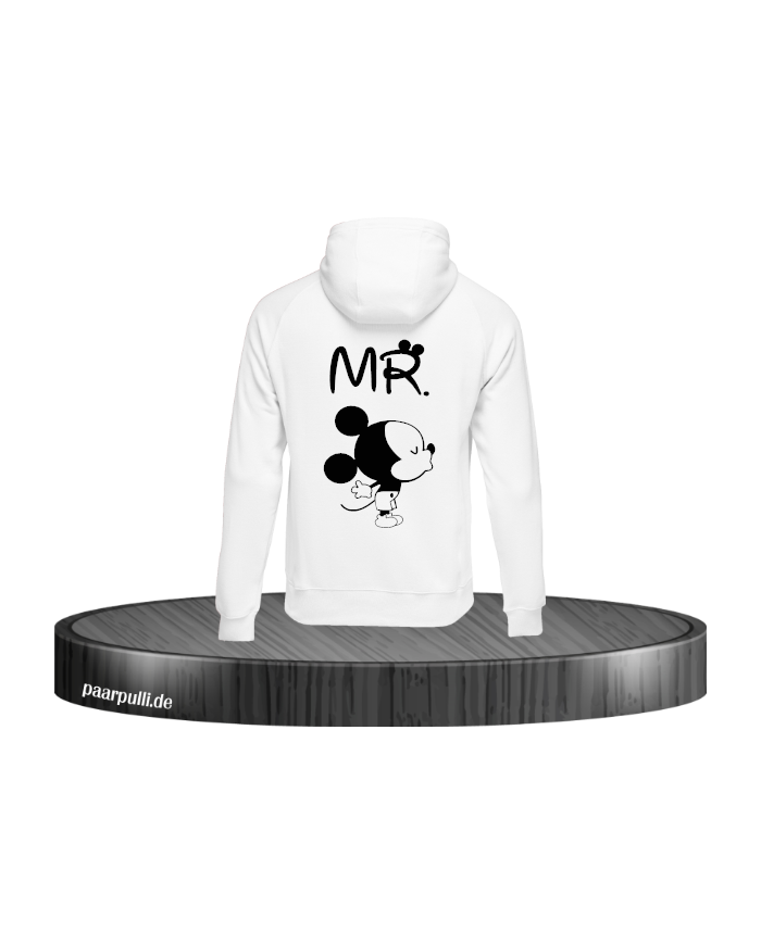 Mr. Hoodie Größe M weiß