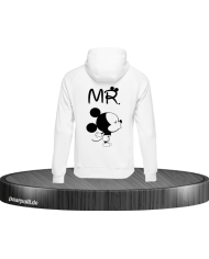 Mr. Hoodie Größe M weiß