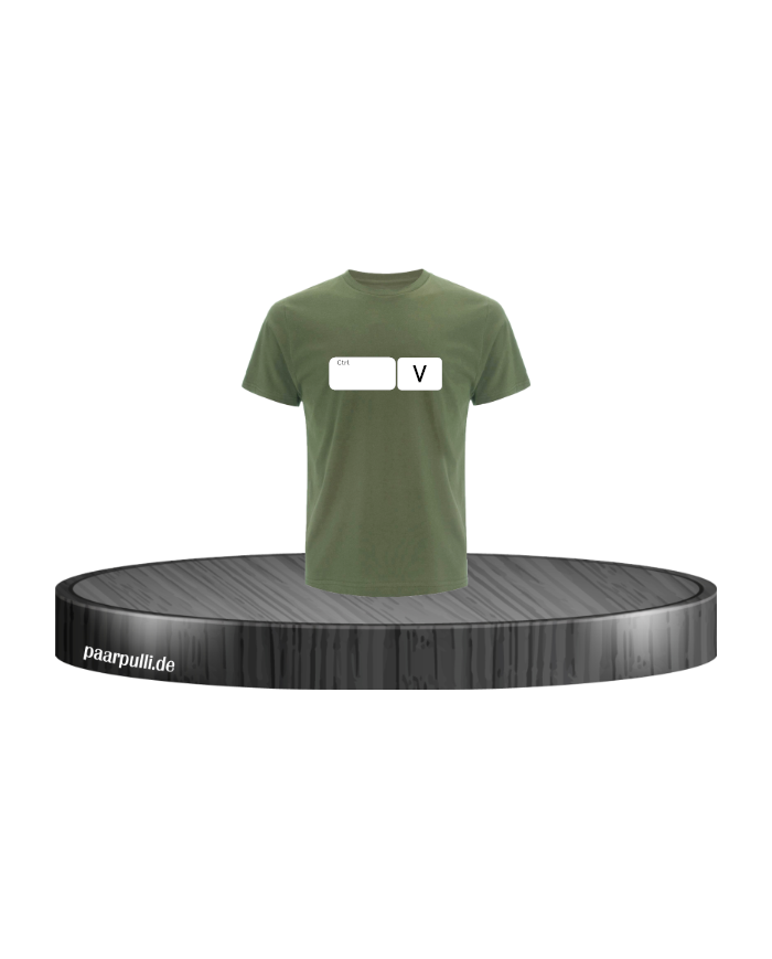 Ctrl V Kinder T-Shirt khaki Größe 134/146