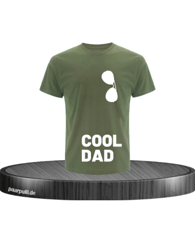 Cool Dad Herren T-Shirt khaki Größe XL