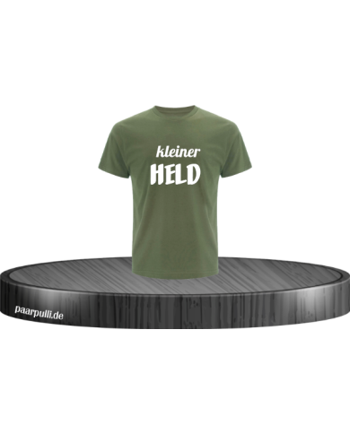 Kleiner Held Kinder T-Shirt khaki Größe 10Y (134/146)