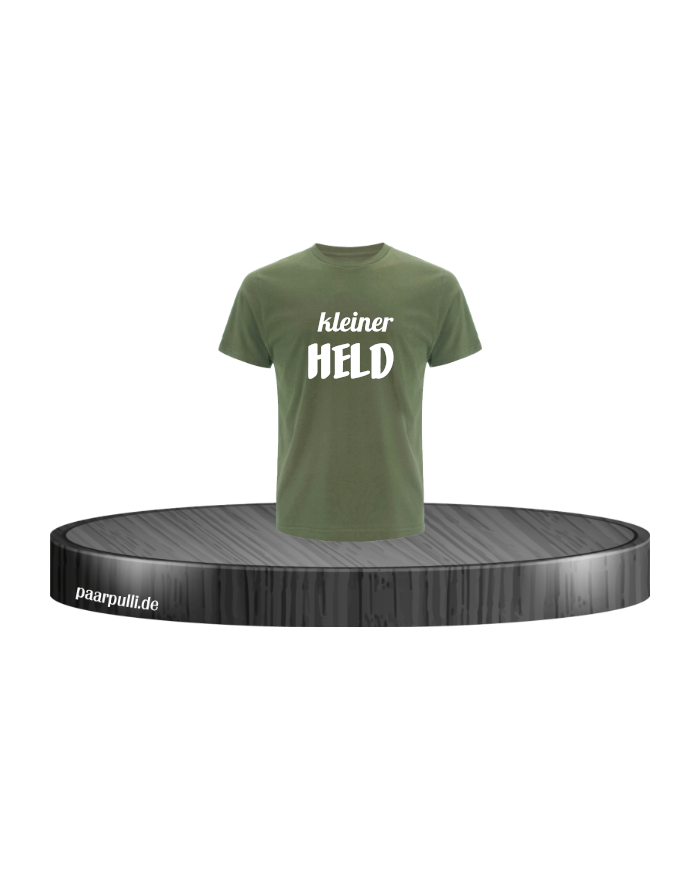 Kleiner Held Kinder T-Shirt khaki Größe 10Y (134/146)