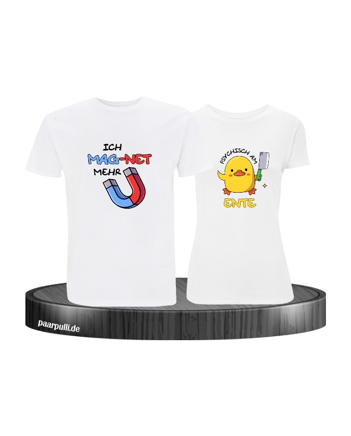 Ich mag-net mehr Shirt weiß