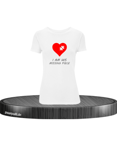 Missing Piece Damen T-Shirt weiß in Größe XXL