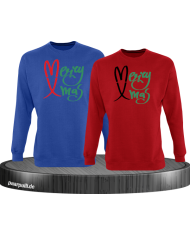 Merry X-Mas Christmas T-Shirt Set blau rot
