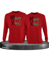 Merry X-Mas Christmas T-Shirt Set rot