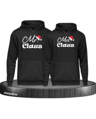 Partner Hoodies Weihnachten „Mr. & Mrs. Claus“ – Weihnachtlicher Pärchenlook mit Stil