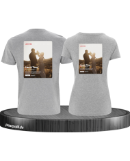 Lovestory Personal Cover Partnerlook T-Shirt grau