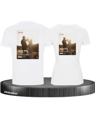 Lovestory Personal Cover Partnerlook T-Shirt weiß