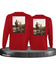 Lovestory Personal Cover Partnerlook Sweatshirt rot