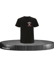 Family Love Kinder T-Shirt Größe 98-104 schwarz