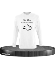 My best Christmas Gift Sweatshirt weiß in Größe L