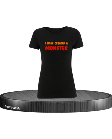 I have created a Monster Damen T-Shirt schwarz Größe M