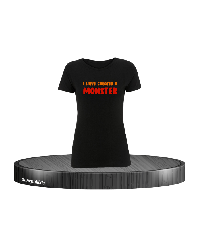 I have created a Monster Damen T-Shirt schwarz Größe M