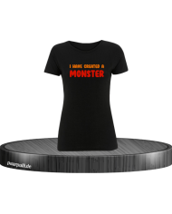 I have created a Monster Damen T-Shirt schwarz Größe M