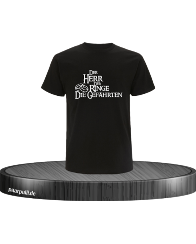 Herr der Ringe Die Gefährten Herren T-Shirt schwarz Größe XL