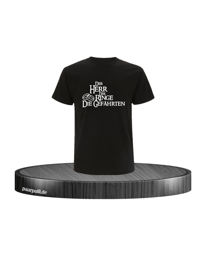 Herr der Ringe Die Gefährten Herren T-Shirt schwarz Größe XXL