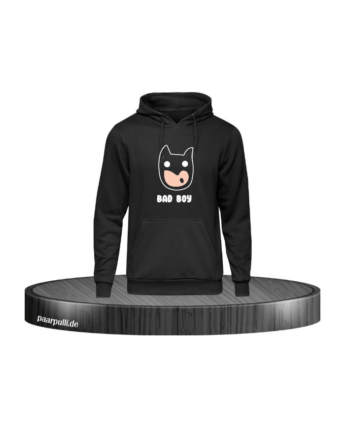 Bad Boy Hoodie Schwarz Größe M