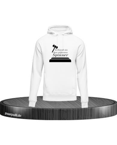 Verkauft an den süßesten Spinner Hoodie Weiß Größe M