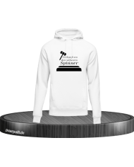 Verkauft an den süßesten Spinner Hoodie Weiß Größe M