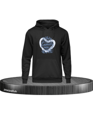 Where there is family there is love Hoodie Schwarz Größe M