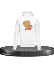 Mocha Hoodie Weiß Größe L