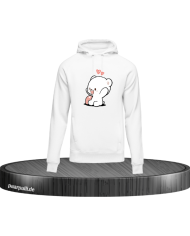 Milk Hoodie Weiß Größe S