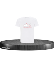 Frohe Weihnachten Familie Kinder T-Shirt weiß Größe 80/92 (1-2)