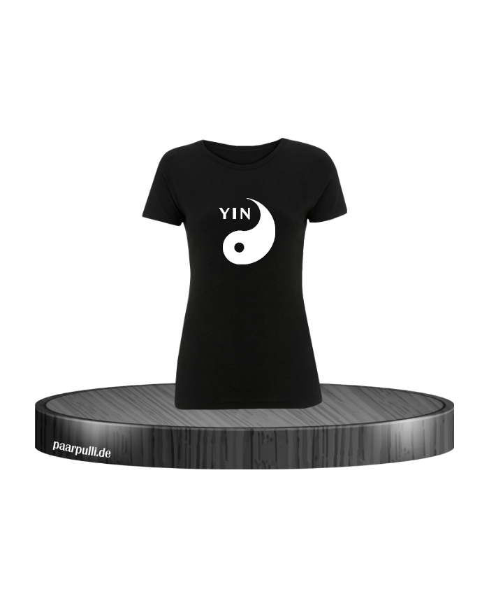 Yin Damen T-Shirt schwarz Größe XL