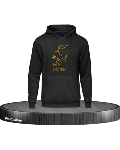 Her Beast Hoodie Schwarz Größe L