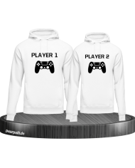 Player 1 & Player 2 Partner Hoodie Set